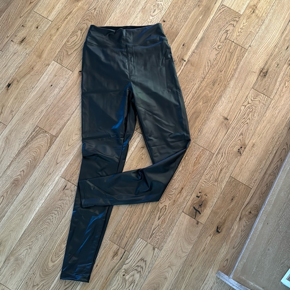 Offline by Aerie. Fux leather leggings.